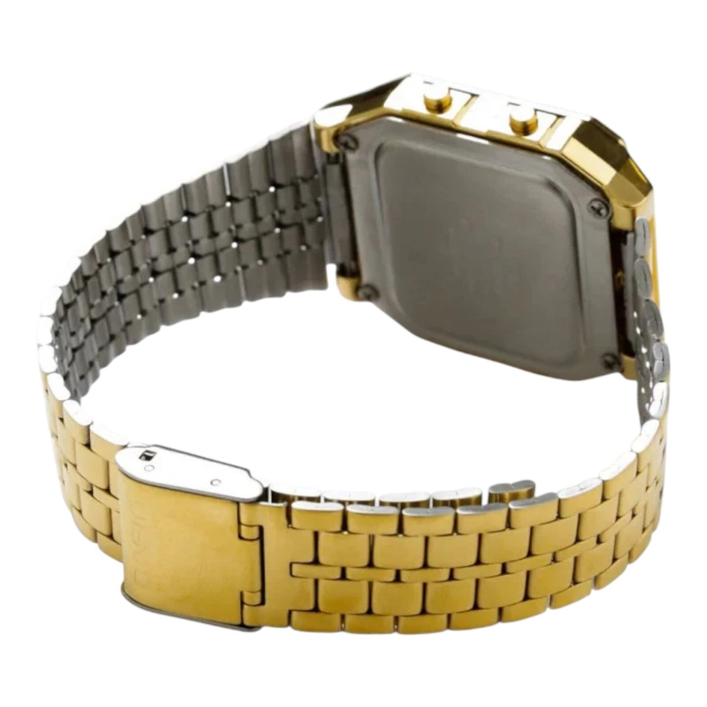 Casio A500WGA-9DF Gold Gents Digital Watch World Time LED 5 Alarms Stopwatch