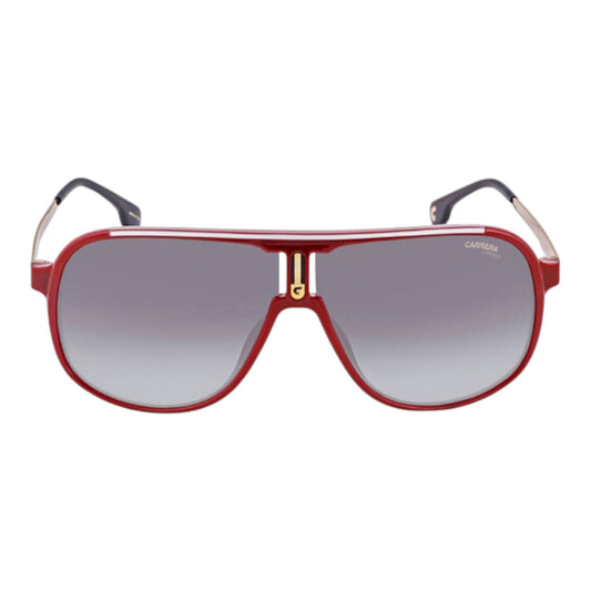 Carrera 1007S 0C9A 9O Mens Sunglasses Dark Red Frame Grey Gradient Lens 62mm