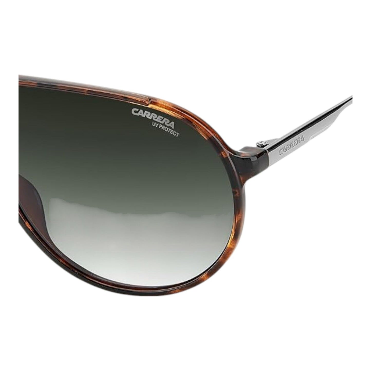 Carrera 1034/S 0086/9K Unisex Sunglasses Havana Green Lens 63mm Pilot Style