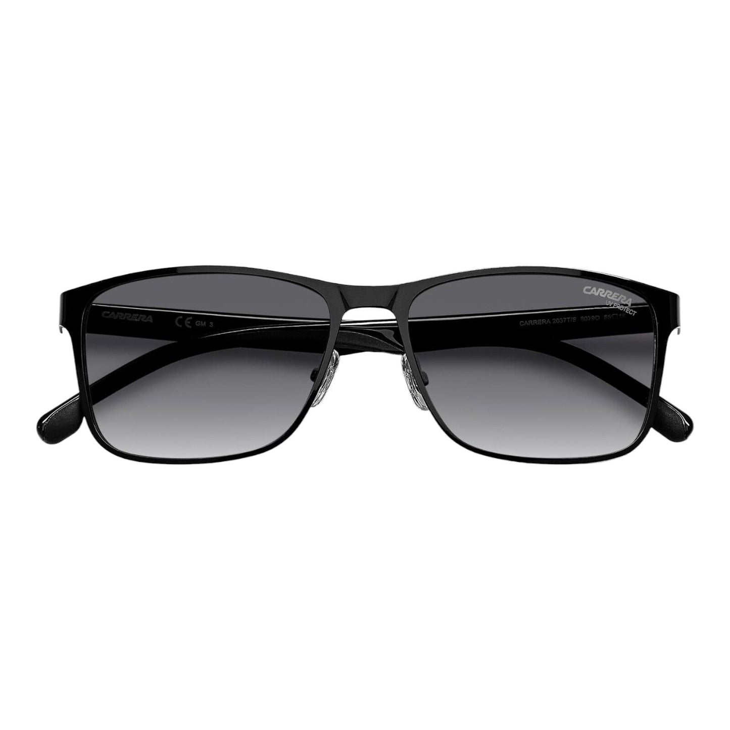 Carrera Unisex Sunglasses 2037T/S Black Frame Grey Gradient 55/16/145