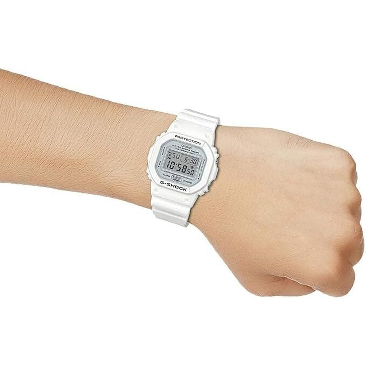 Casio G-Shock DW-5600MW-7DR Mens White Digital Watch 200m Shock...