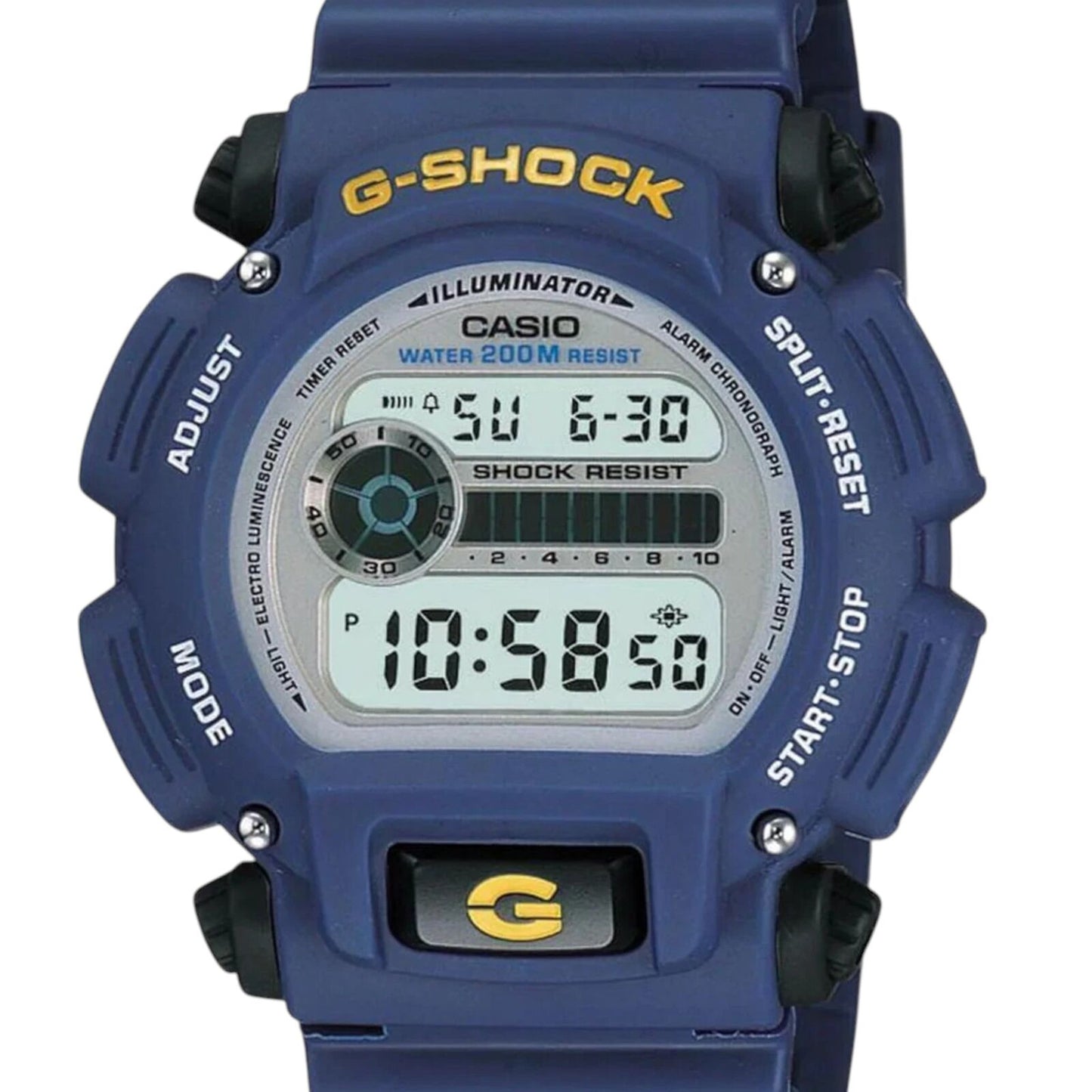 Casio G-Shock DW-9052-2V Men’s Digital Watch 200m Blue Resin Sport Timer Alarm