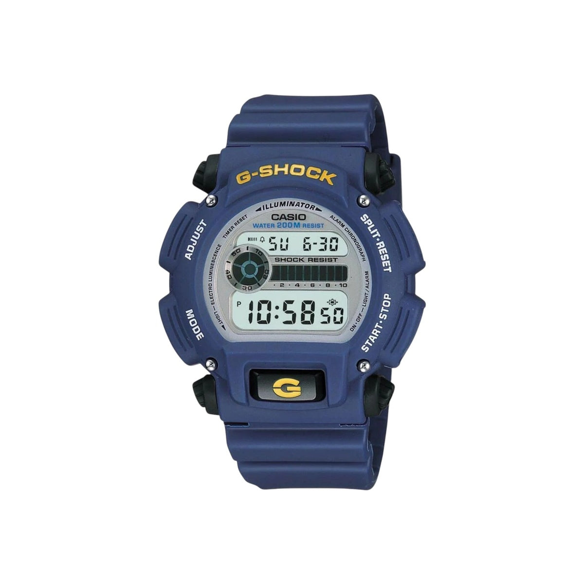 CASIO DW9052-2 Mens Blue Digital Watch with Blue Band