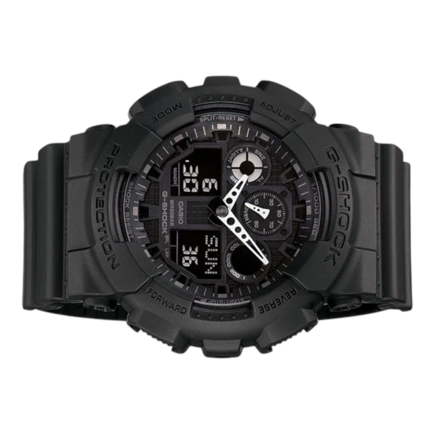 Casio G-Shock GA-100-1A1DR Black XL Military Analogue Digital Mens Sport Watch