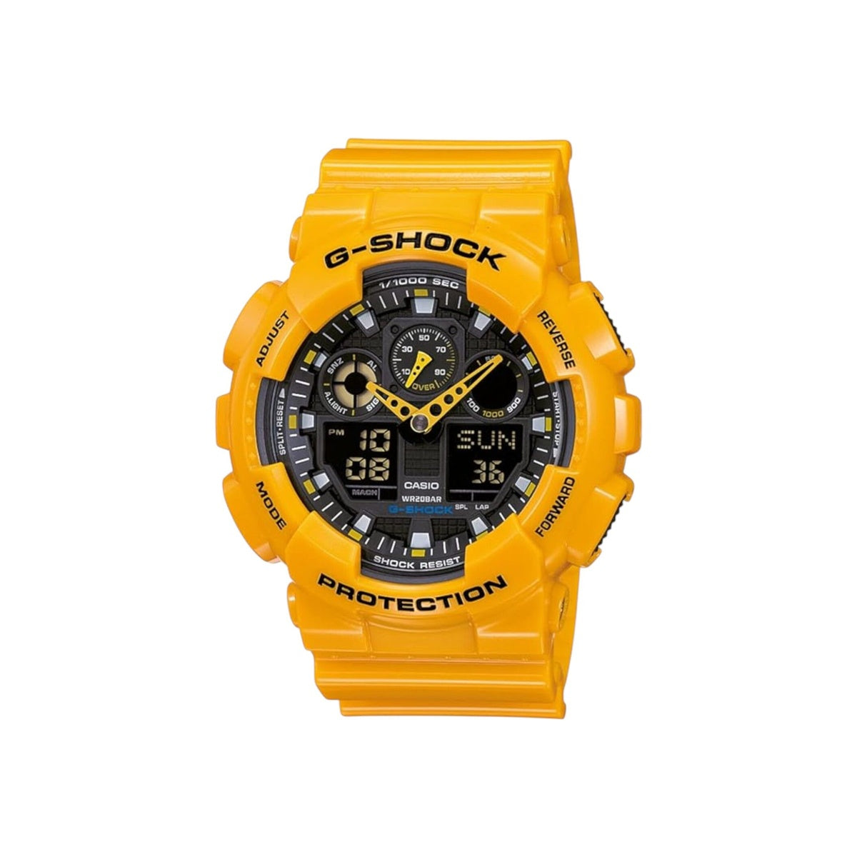 Casio G-Shock Ana-Digital Watch - Yellow (GA100A-9A)