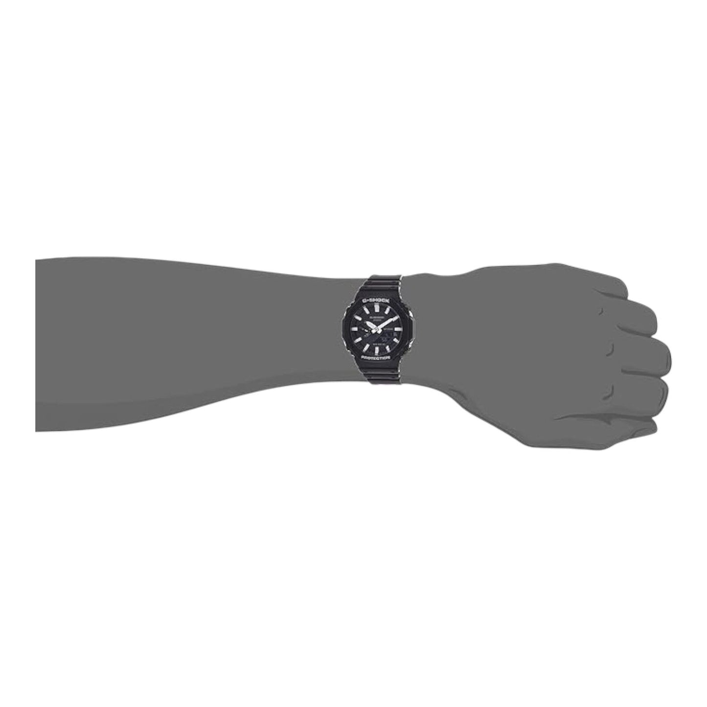 Casio G-Shock GA-2100-1ADR Mens Black Analogue Digital CasiOak...