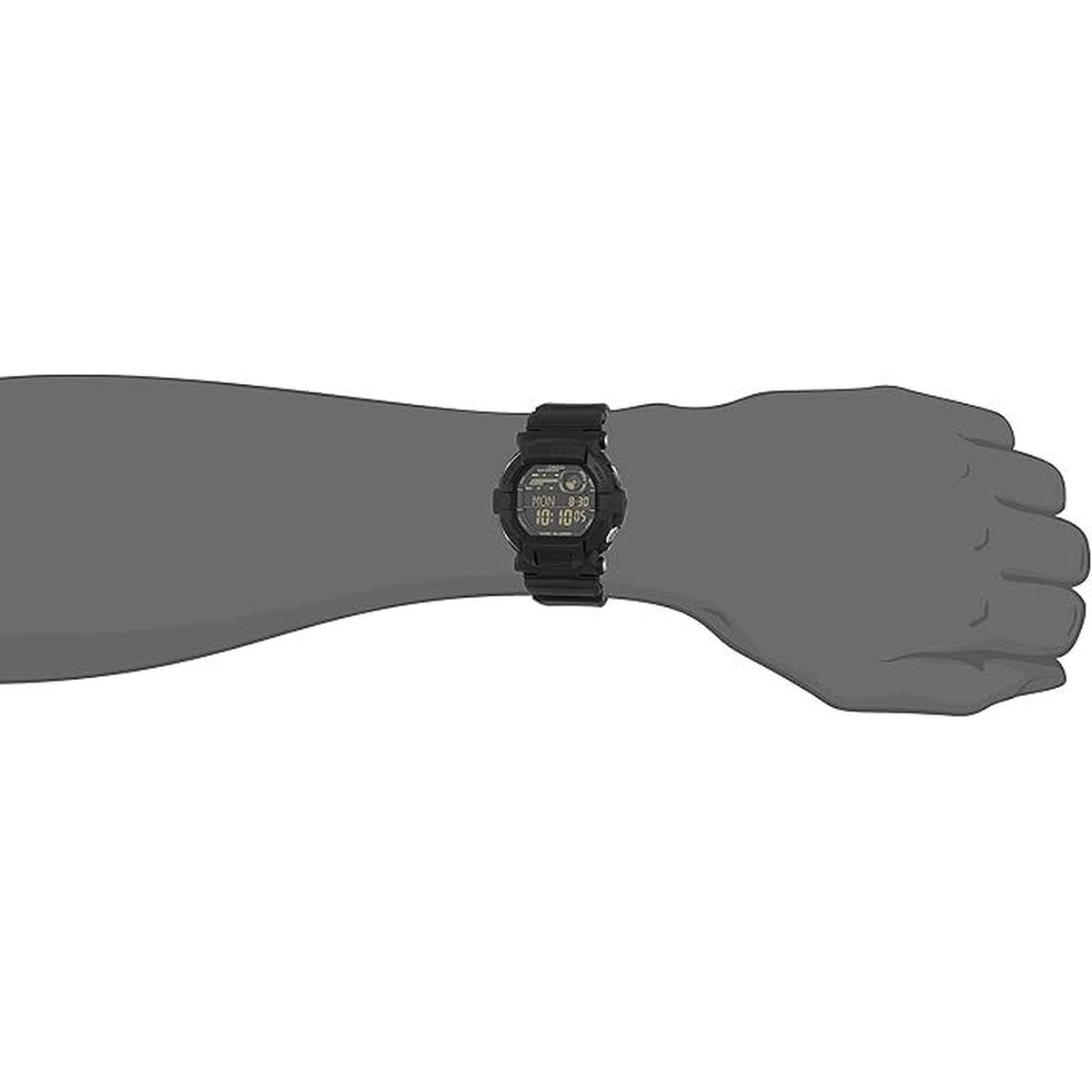 Casio G-Shock GD-350-1B Men’s Digital Watch Black Vibration Alert...