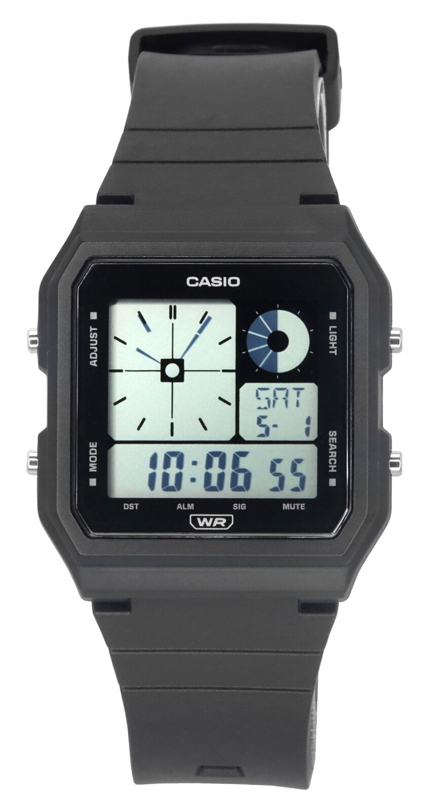 Casio LF20W-1A Chronograph Unisex Watch Resin Band 5 Alarms Illuminator World AU