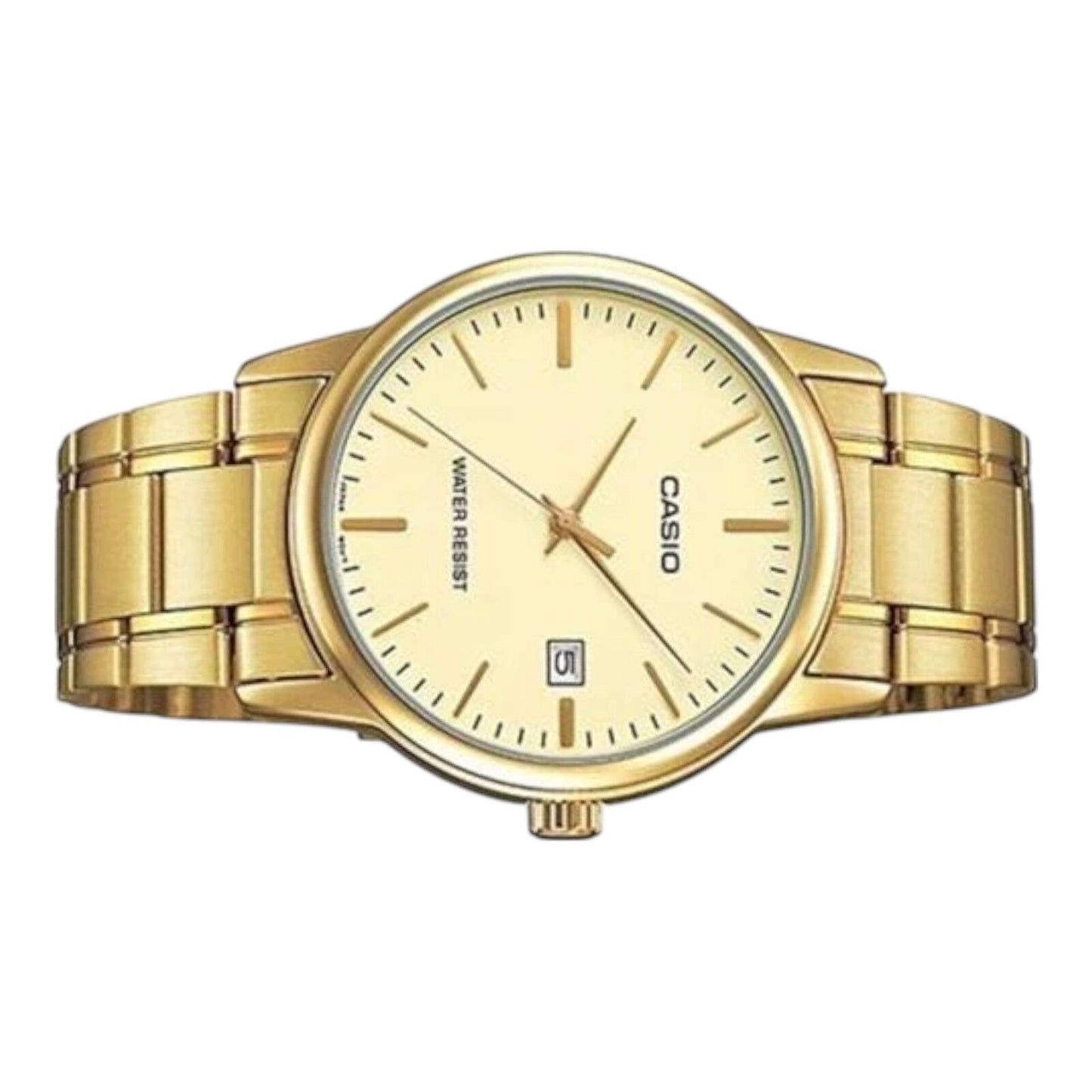 Casio LTP-V002G-9AUDF Gold Stainless Analog Watch Women Date Display Quartz