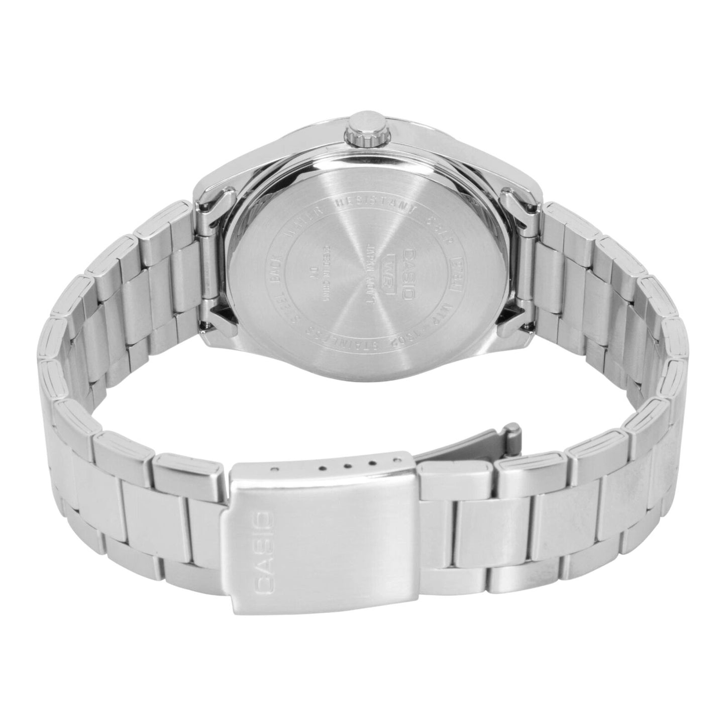 Casio MTP-1302DA-7AV Mens White Dial Stainless Steel Quartz Watch 50M