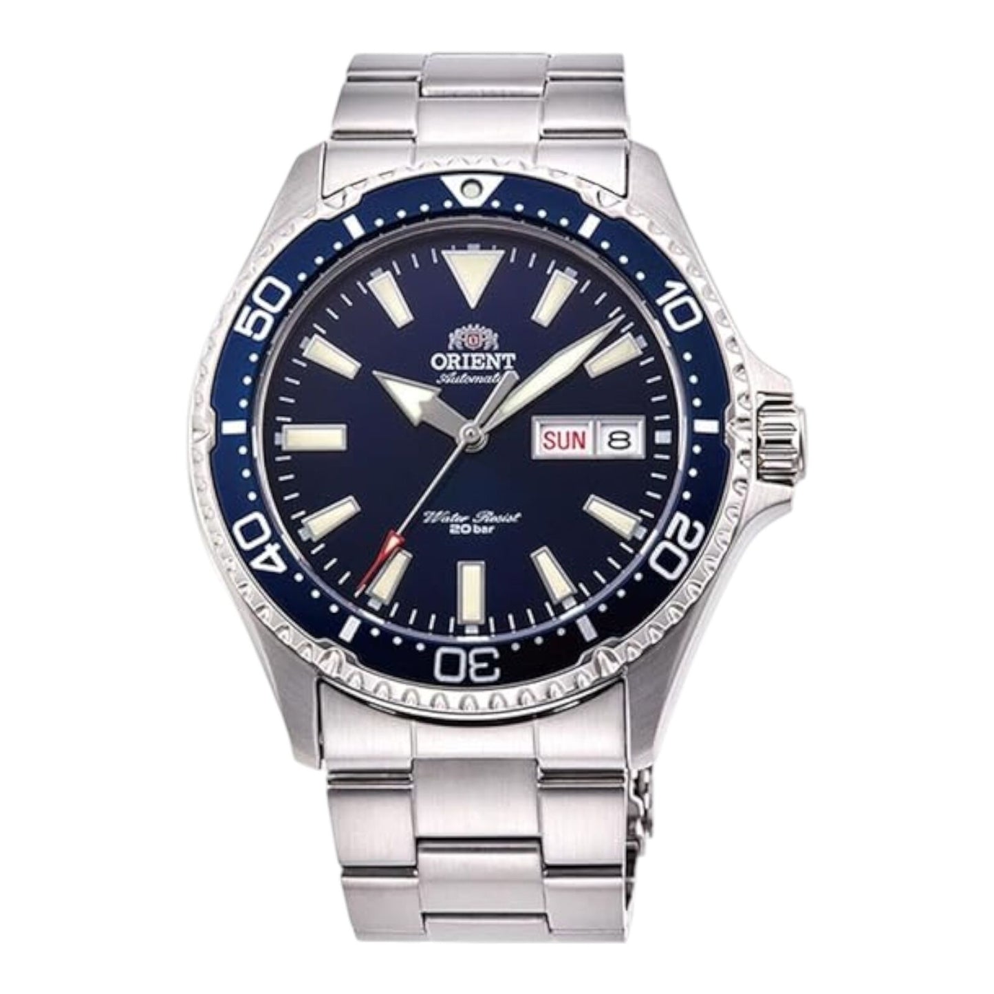 ORIENT RA-AA0002L39B Kamasu Mako III Men's 200m Automatic Watch Blue Dial