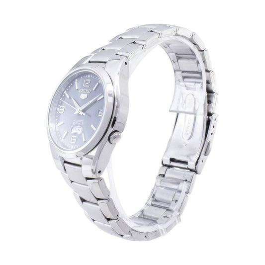 Seiko 5 Dress Automatic Grey Dial Silver Steel Case Band SNK621K1 Men's Watch