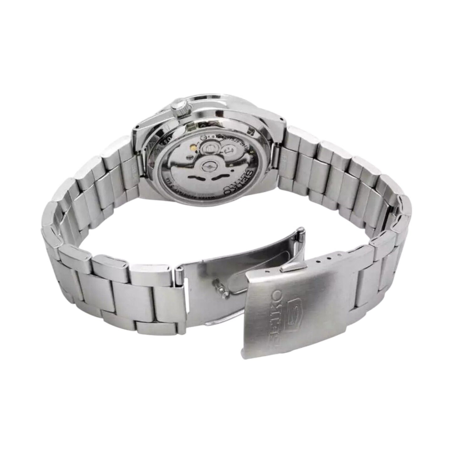 Seiko 5 SNKD99 Automatic Day-Date Blue Dial Stainless Steel Men's...
