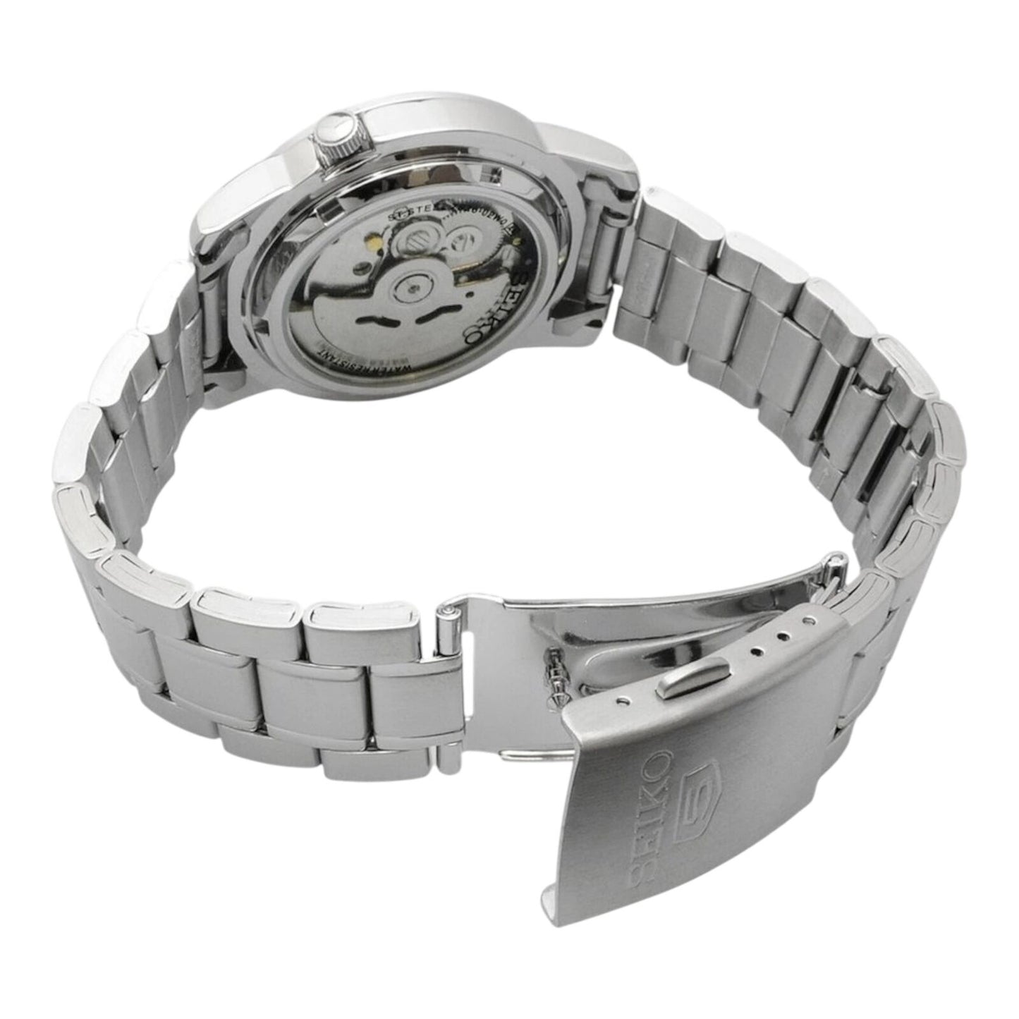 Seiko SNKE49K1 Men’s Automatic Watch White Dial 39mm 21 Jewels Stainless Band