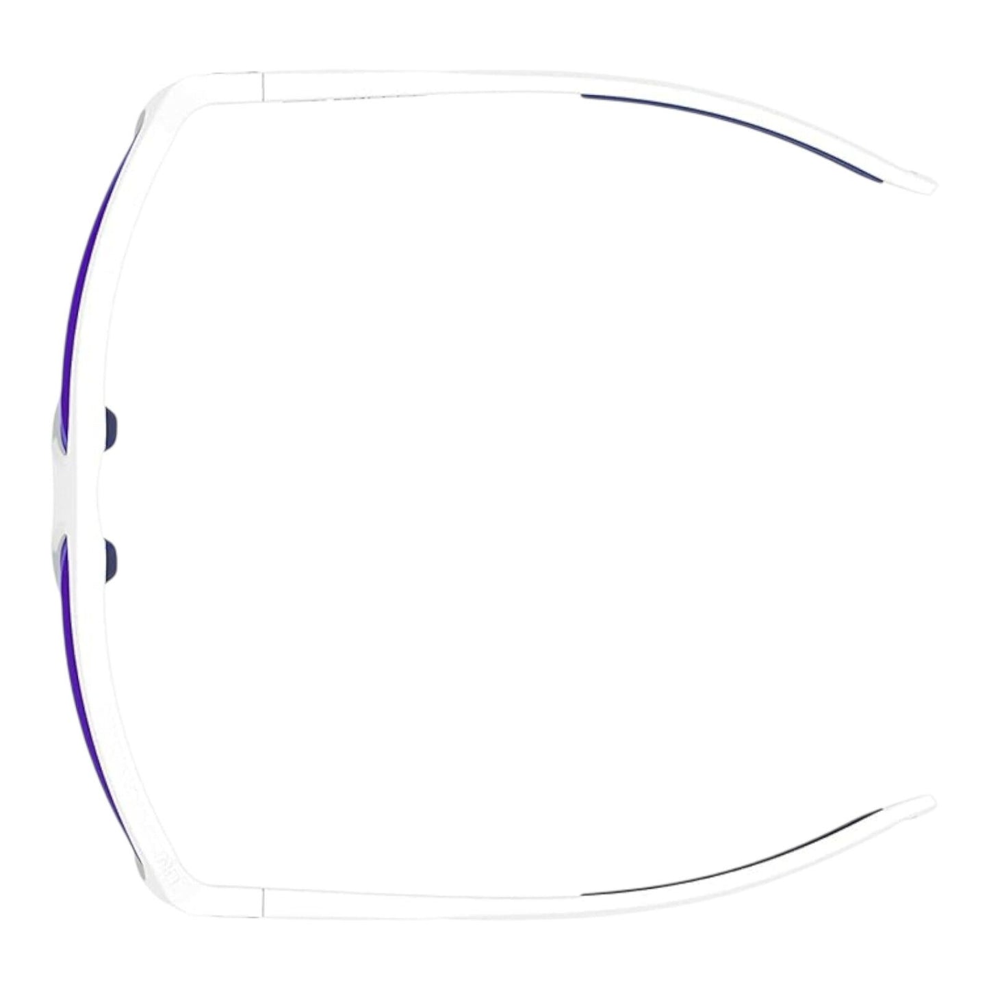 Under Armour UA Dominate WWK Unisex Sunglasses Matte White Blue Mirror 62mm