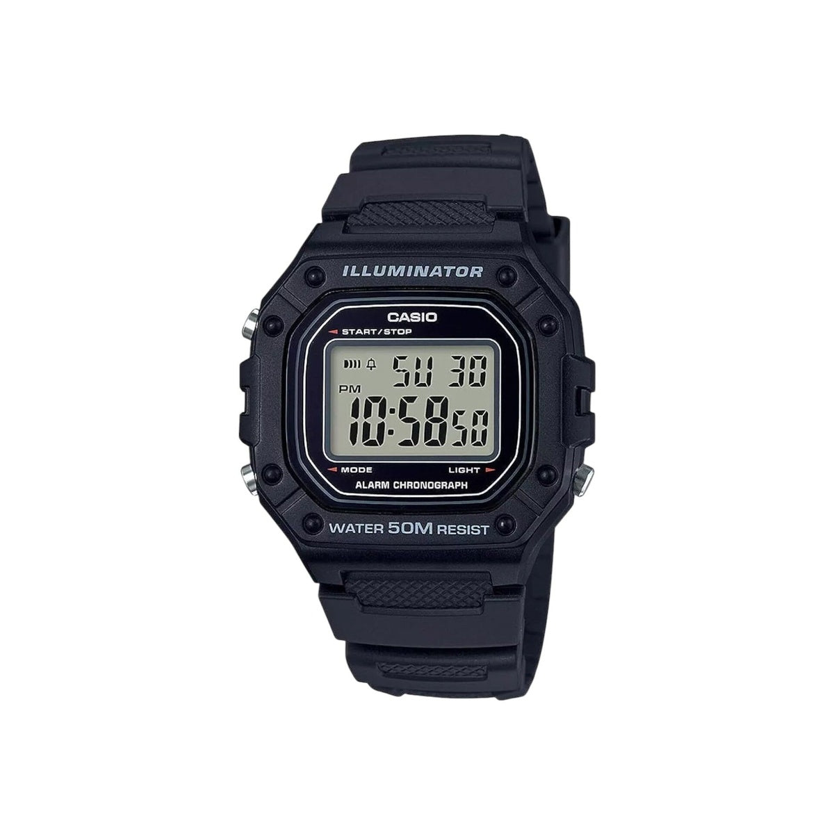 CASIO ILLUMINATOR DIGITAL LED LIGHT W218H-1A
