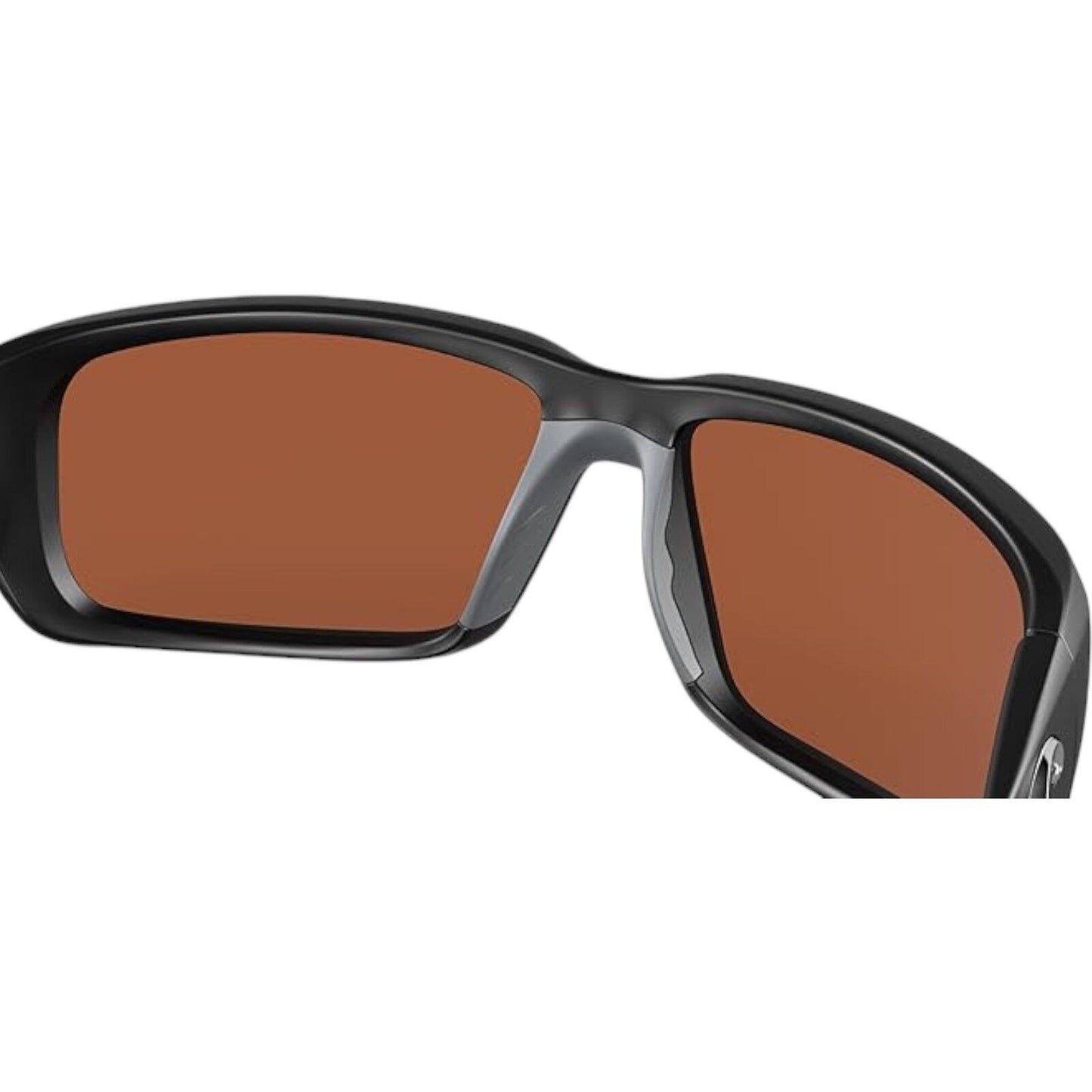 Costa Del Mar Fantail Polarized Matte Black Wrap Sunglasses -...