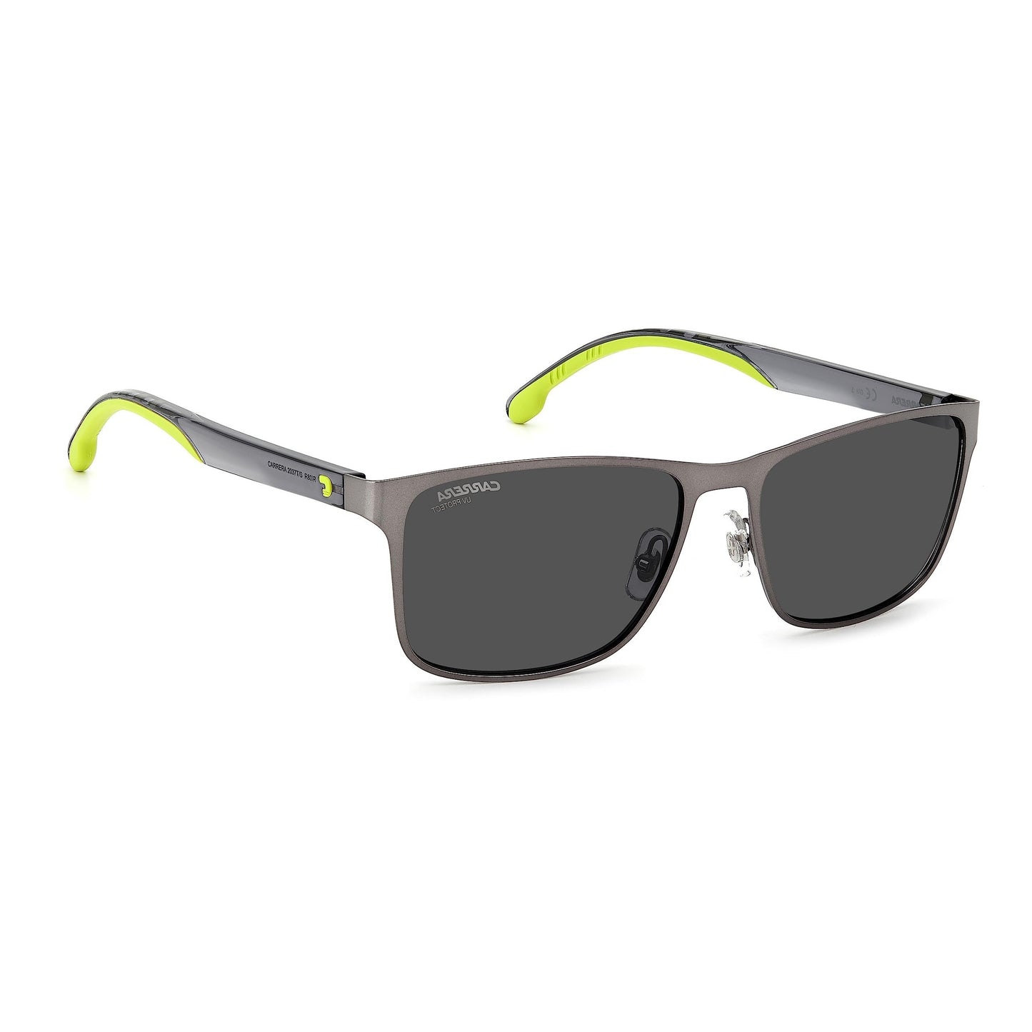 Carrera 2037T/S 0R80 Unisex Matte Ruthenium Plastic Sunglasses
