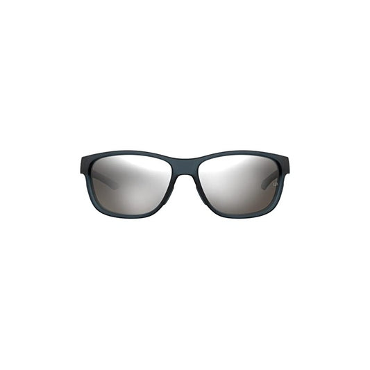 Under Armour UA Undeniable Oval Sunglasses, Matte Blue, 61mm, 15mm