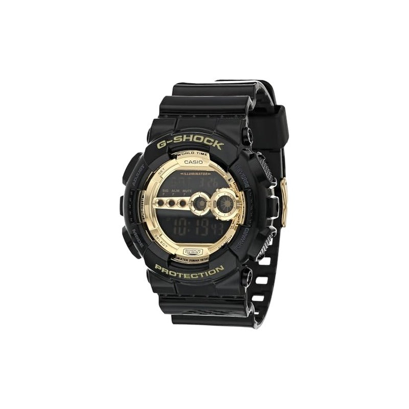 G-Shock CASIO Men's G-Shock Digital Watch, Clear Dial, Black Band
