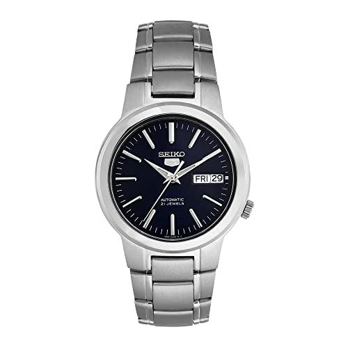 Seiko Men's SNKA05K Seiko 5 Automatic Blue Dial Stainless Steel Watch