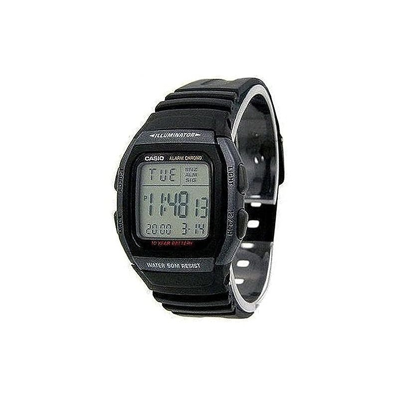 CASIO Unisex Youth Series Digital Watch, Black Dial, Black Band