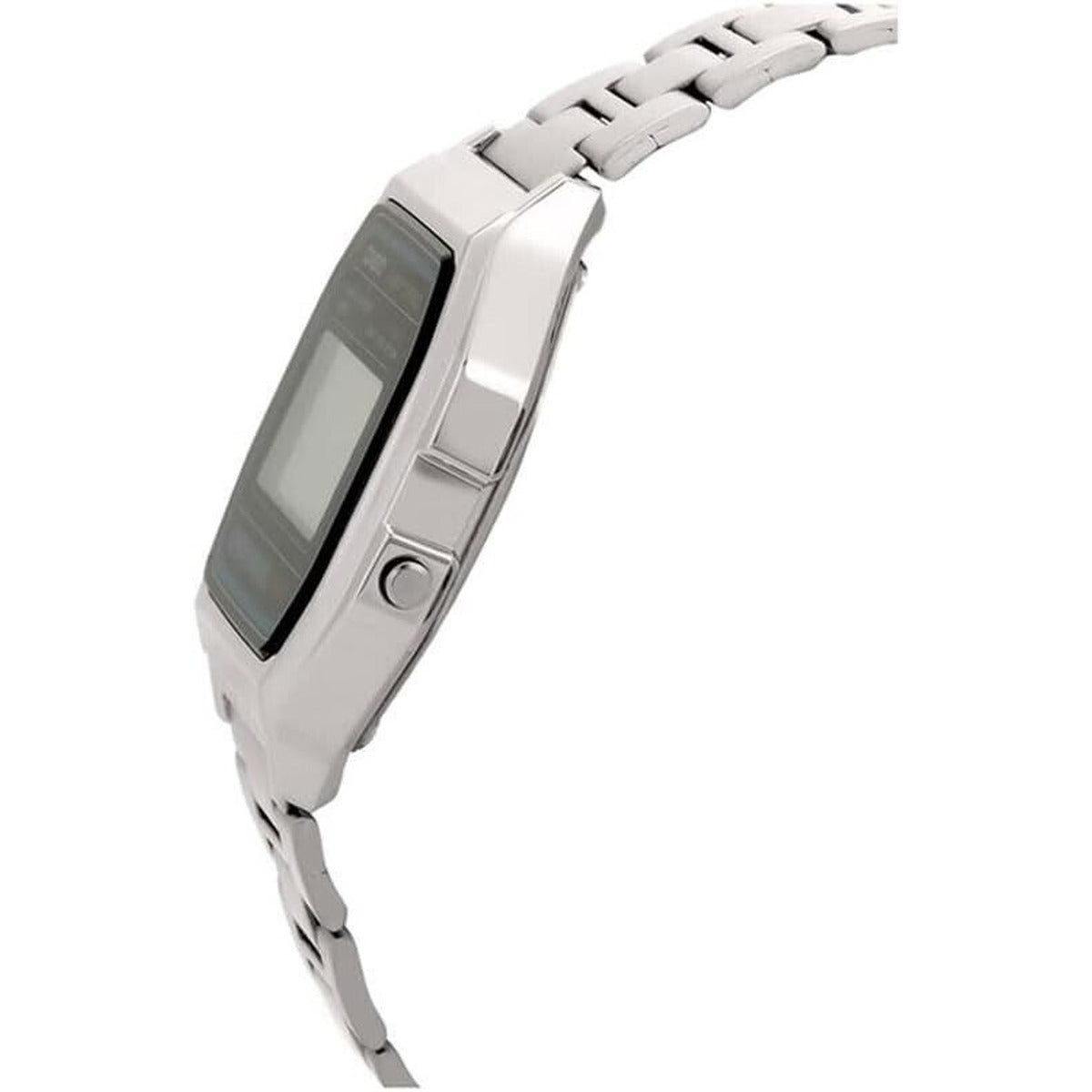 Casio A158WA-1 Unisex Watch With Stainless Steel Band Alarm AU...