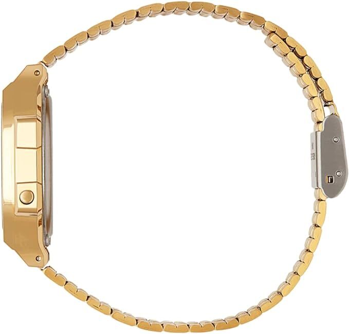 Casio Vintage A168WG-9WDF Illuminator Unisex Gold Digital Alarm Watch A168WG9W
