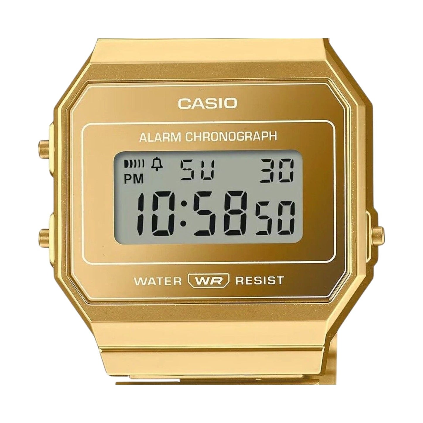 Casio Vintage Digital Gold Stainless Steel Quartz A700WEVG-9A Unisex Watch