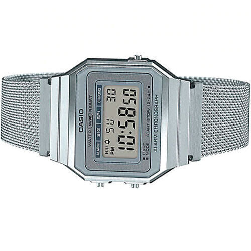 Casio A700WM-7A Digital Unisex Watch Retro Stainless Steel LED A700 AU Stock