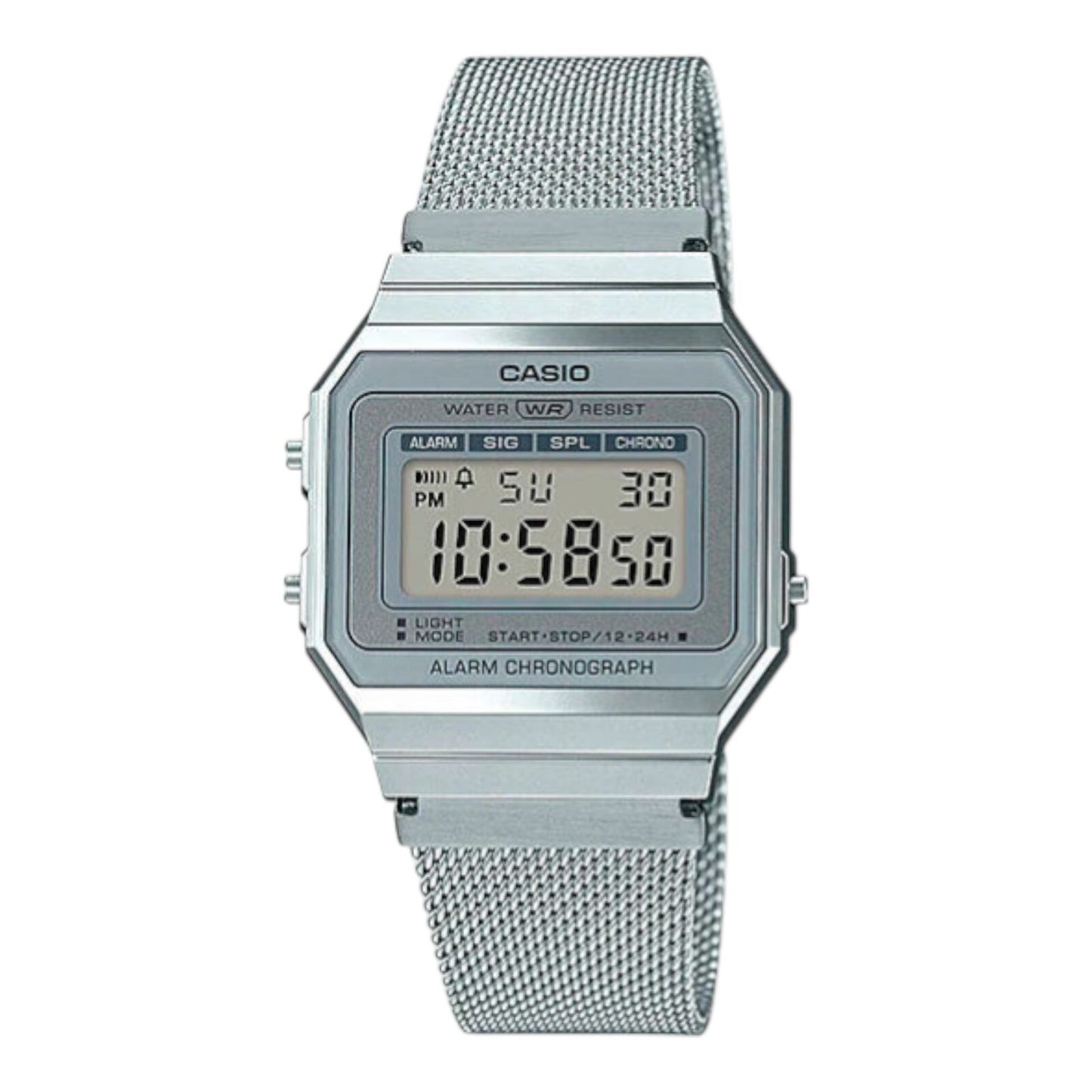 Casio A700WM-7A Digital Unisex Watch Retro Stainless Steel LED A700 AU Stock