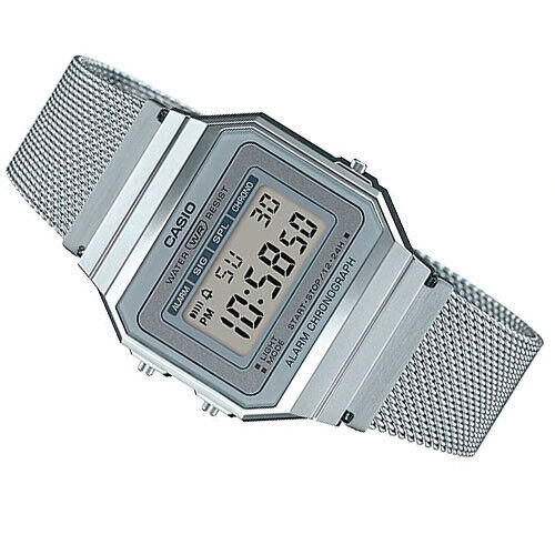 Casio A700WM-7A Digital Unisex Watch Retro Stainless Steel LED A700 AU Stock