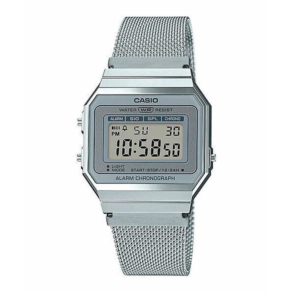 Casio A700WM-7A Digital Unisex Watch Retro Stainless Steel LED...