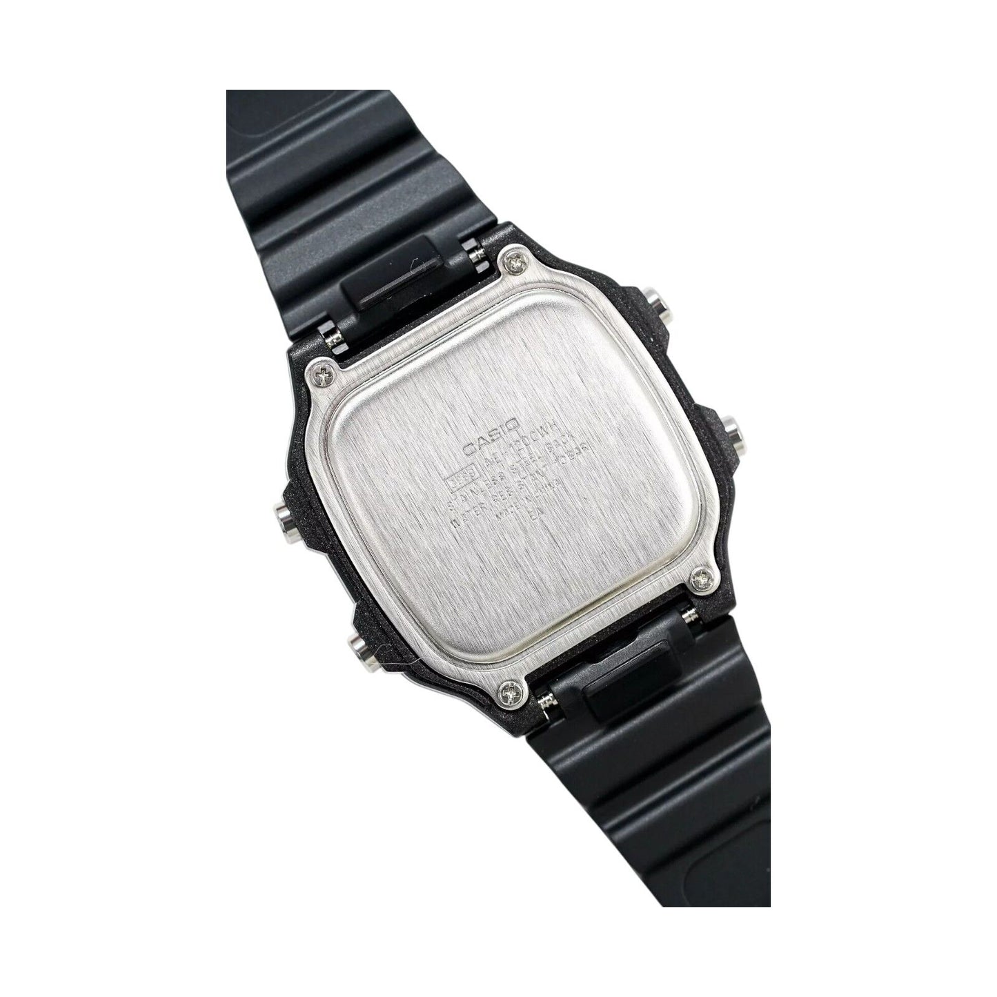 Casio Digital World Map World Time Alarm Illuminator AE-1200WH-1BVDF Mens Watch