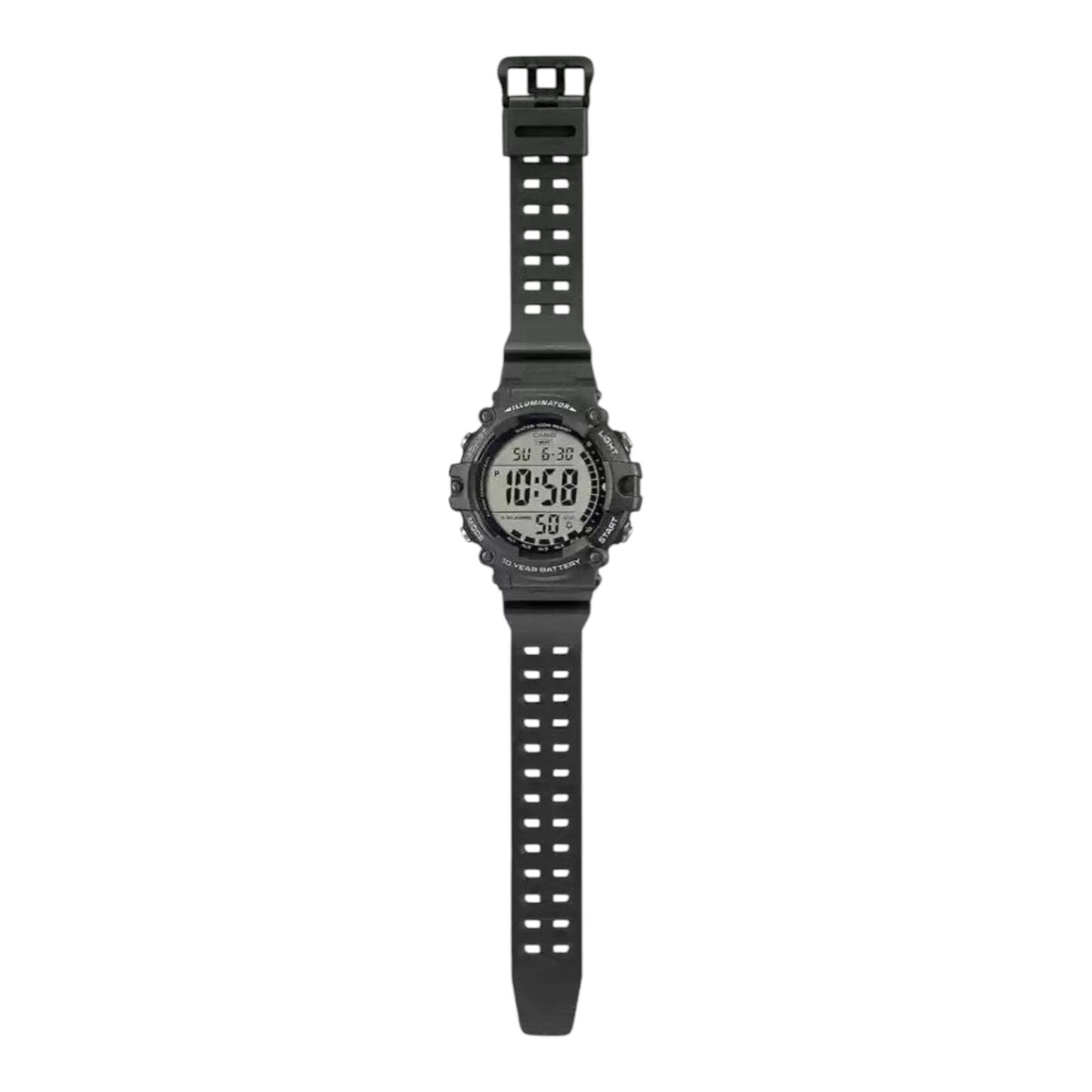 Casio AE-1500WHX-3AV Digital Mens Watch Green Resin Band 100M...