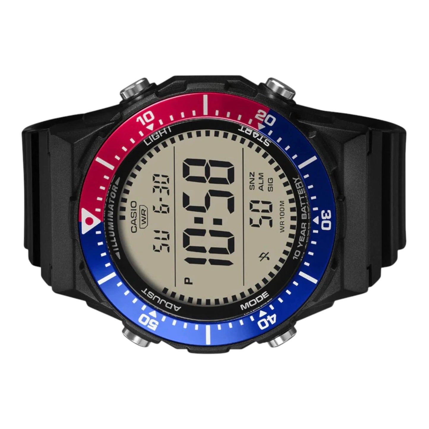 Casio AE-1700H-1A2V Mens Digital Watch Black Band Blue Face 100m...