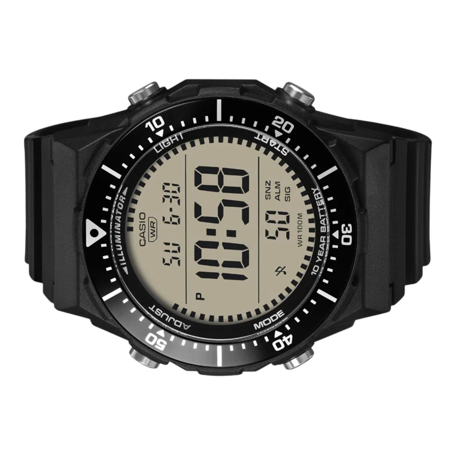Casio AE-1700H-1AV Mens Digital Watch Black Resin Band Black Face...