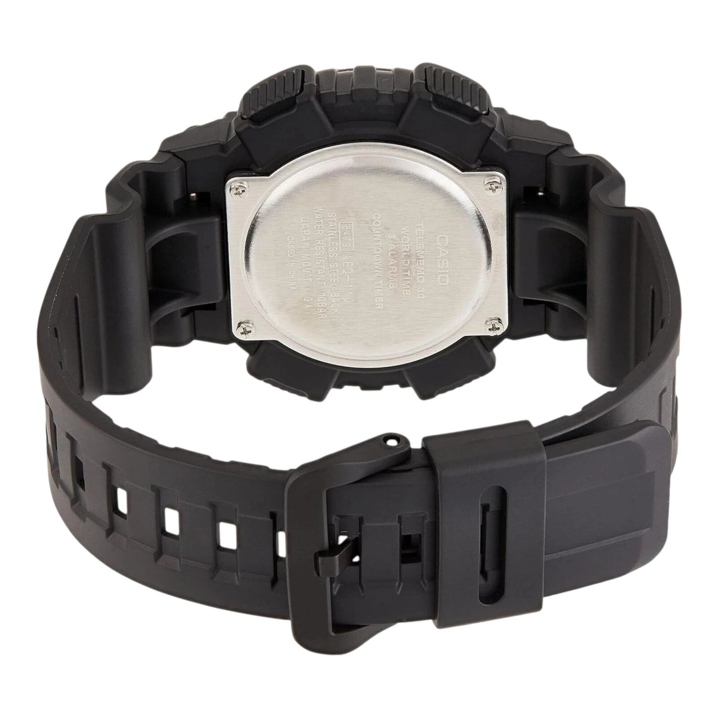 Casio AEQ-110W-1BV Mens Analog Digital Watch 100M World Time 10...