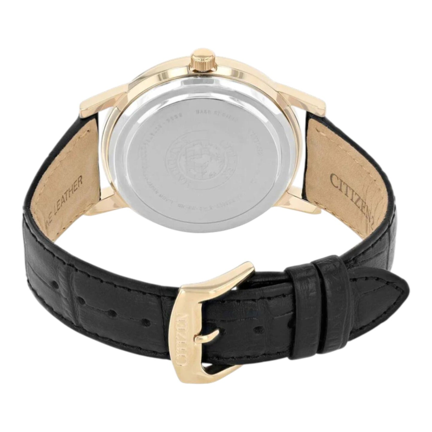 Citizen AO9003-16A Mens Watch Eco-Drive White Dial Rose Gold
