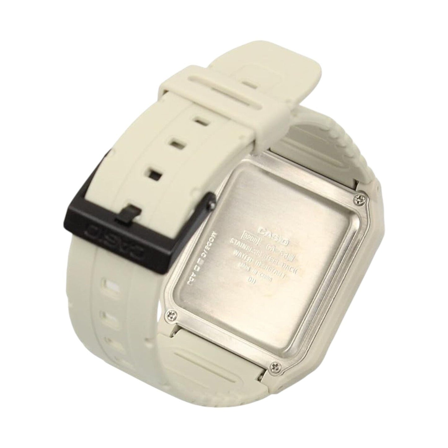 Casio CA-53WF-8B White Vintage Retro Style Unisex Digital Calculator Watch