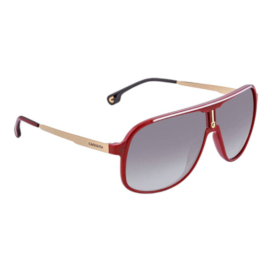Carrera 1007S 0C9A 9O Mens Sunglasses Dark Red Frame Grey Gradient Lens 62mm