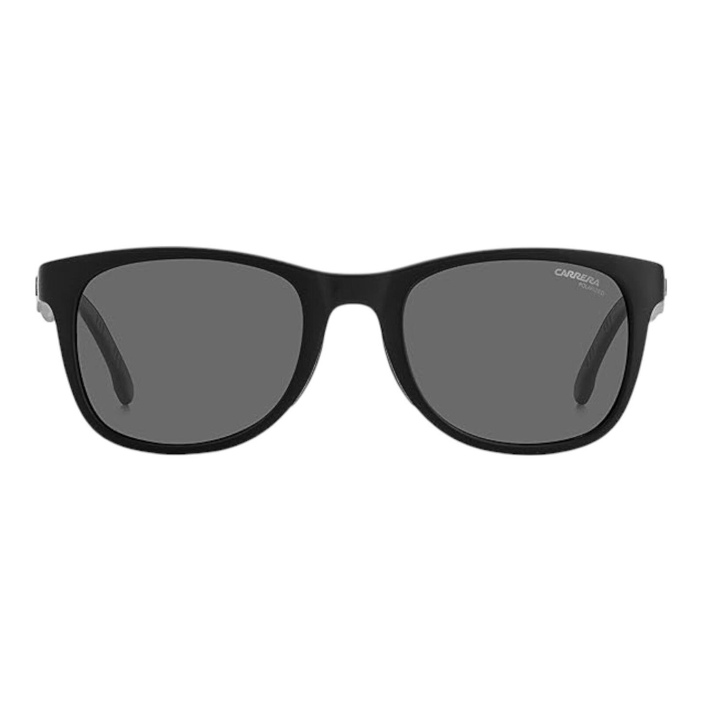Carrera Men’s Sunglasses 8054/S Matte Black Grey Polarised 52mm Square Frame