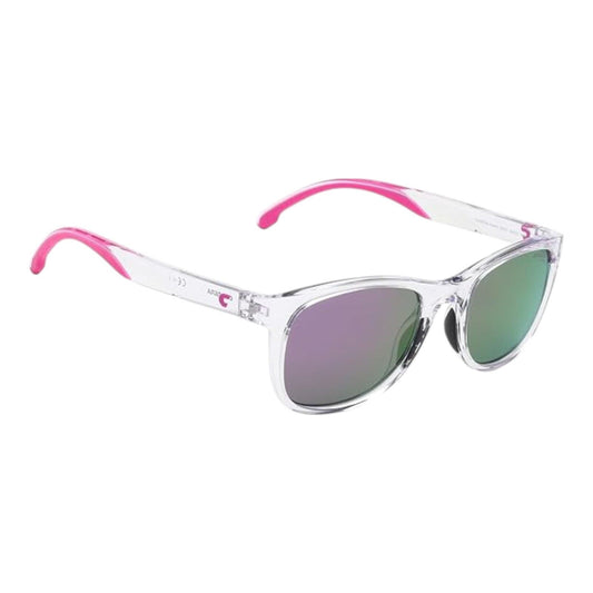 Carrera Men’s Sunglasses 8054/S Transparent White Violet Mirror 52mm Square