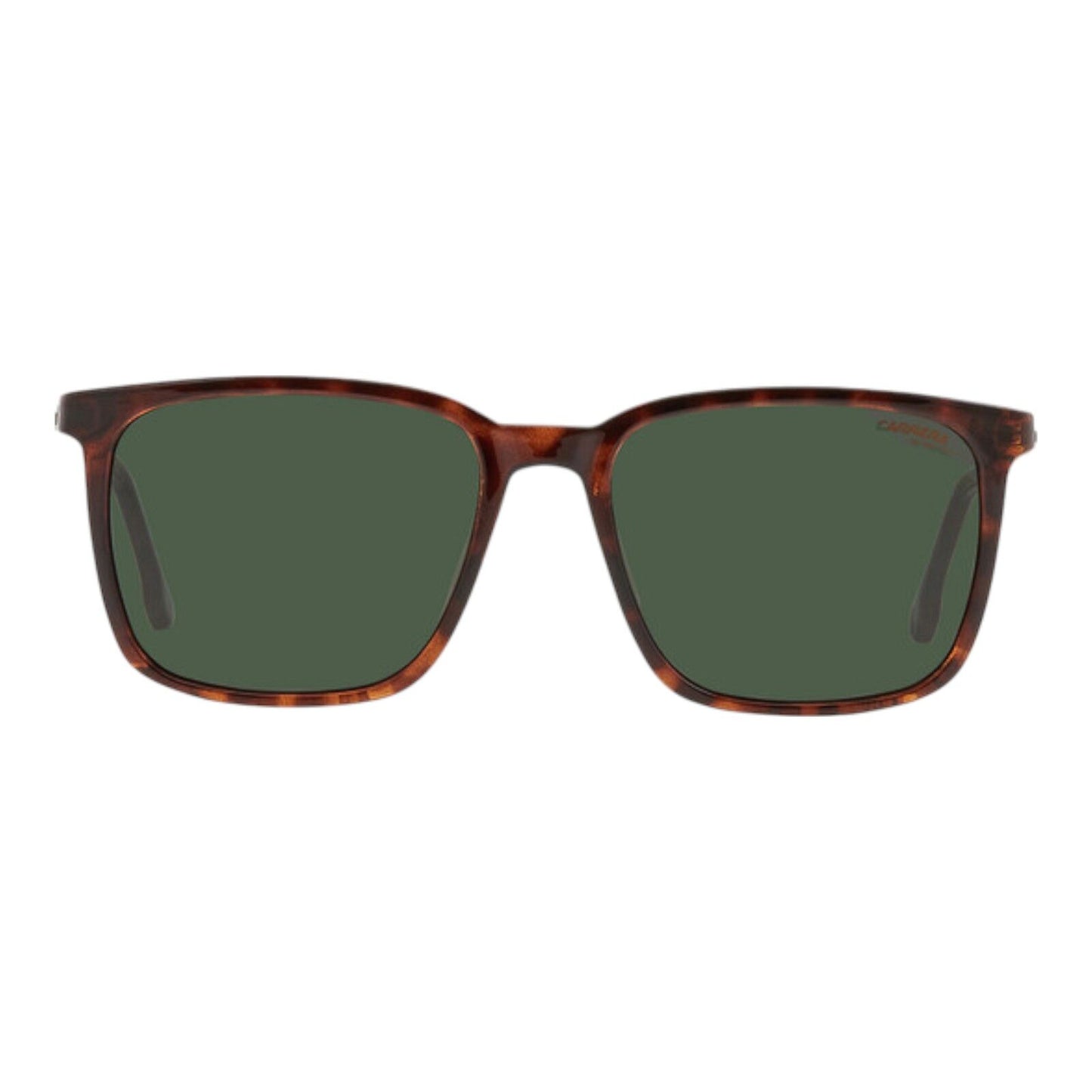 Carrera 259/S 0086/QT Men’s Sunglasses Havana Frame Green Lens 55mm Square Style