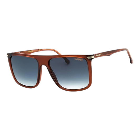 Carrera Men’s Sunglasses 278/S 009Q 9K Brown Frame Green Gradient 58mm Rectangle