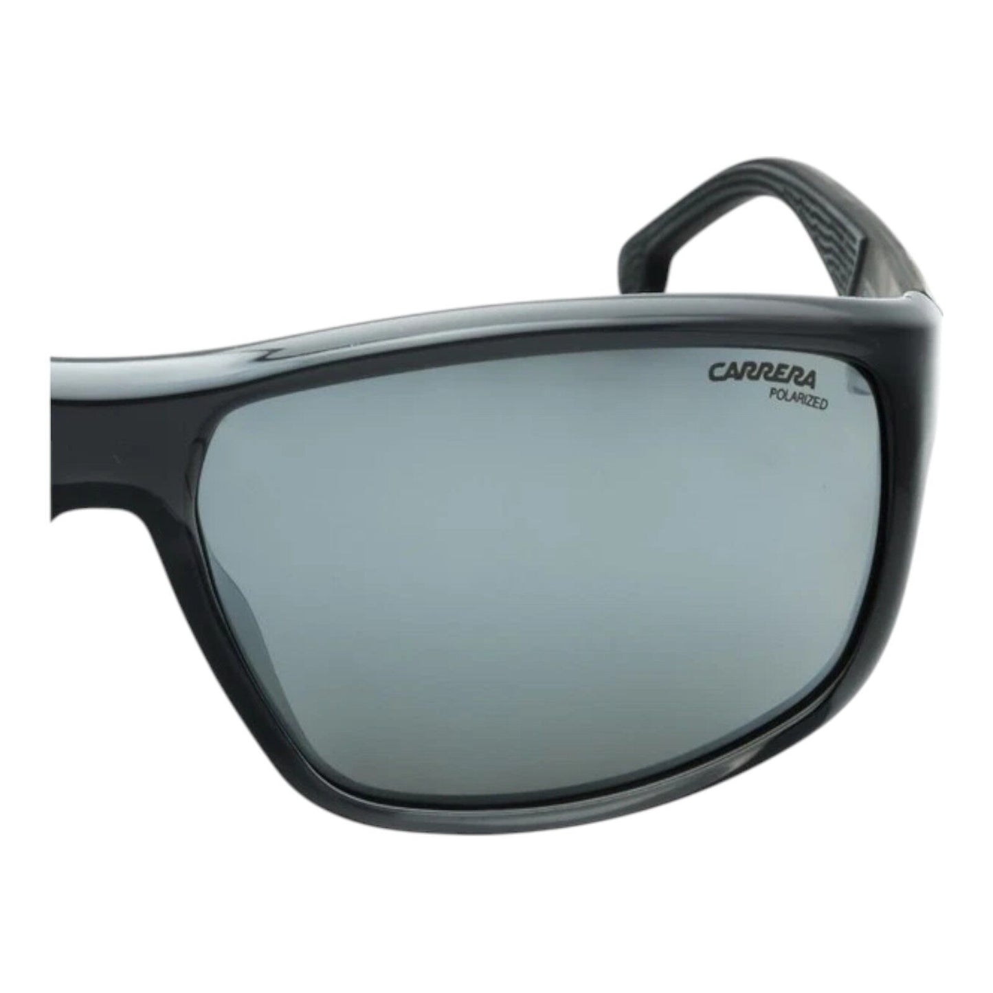 Carrera 8038/S Men’s Sunglasses Grey Polarised Mirror Lens 63mm Rectangular