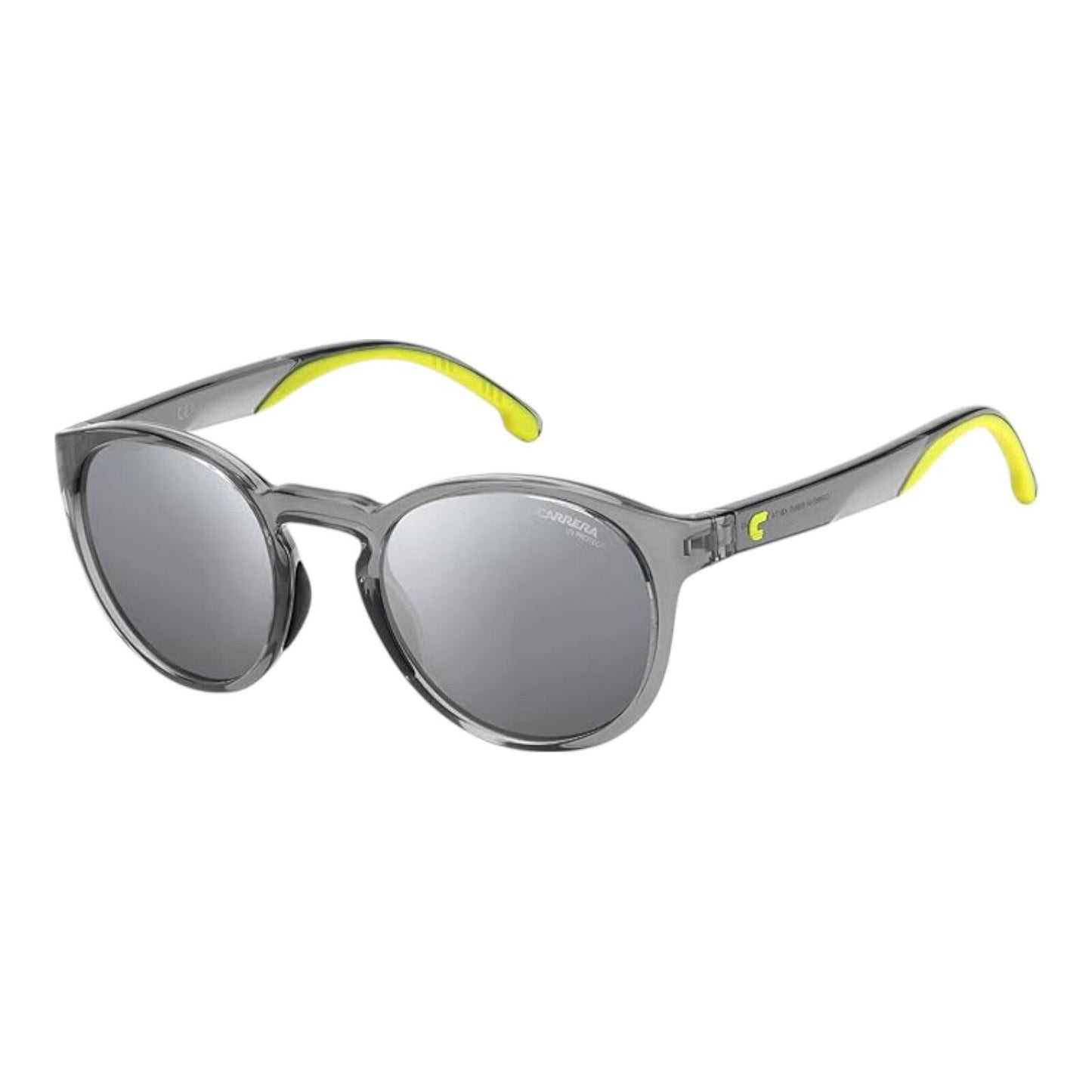 Carrera Men’s Sunglasses 8056/S KB7/T4 Transparent Grey Silver Mirror