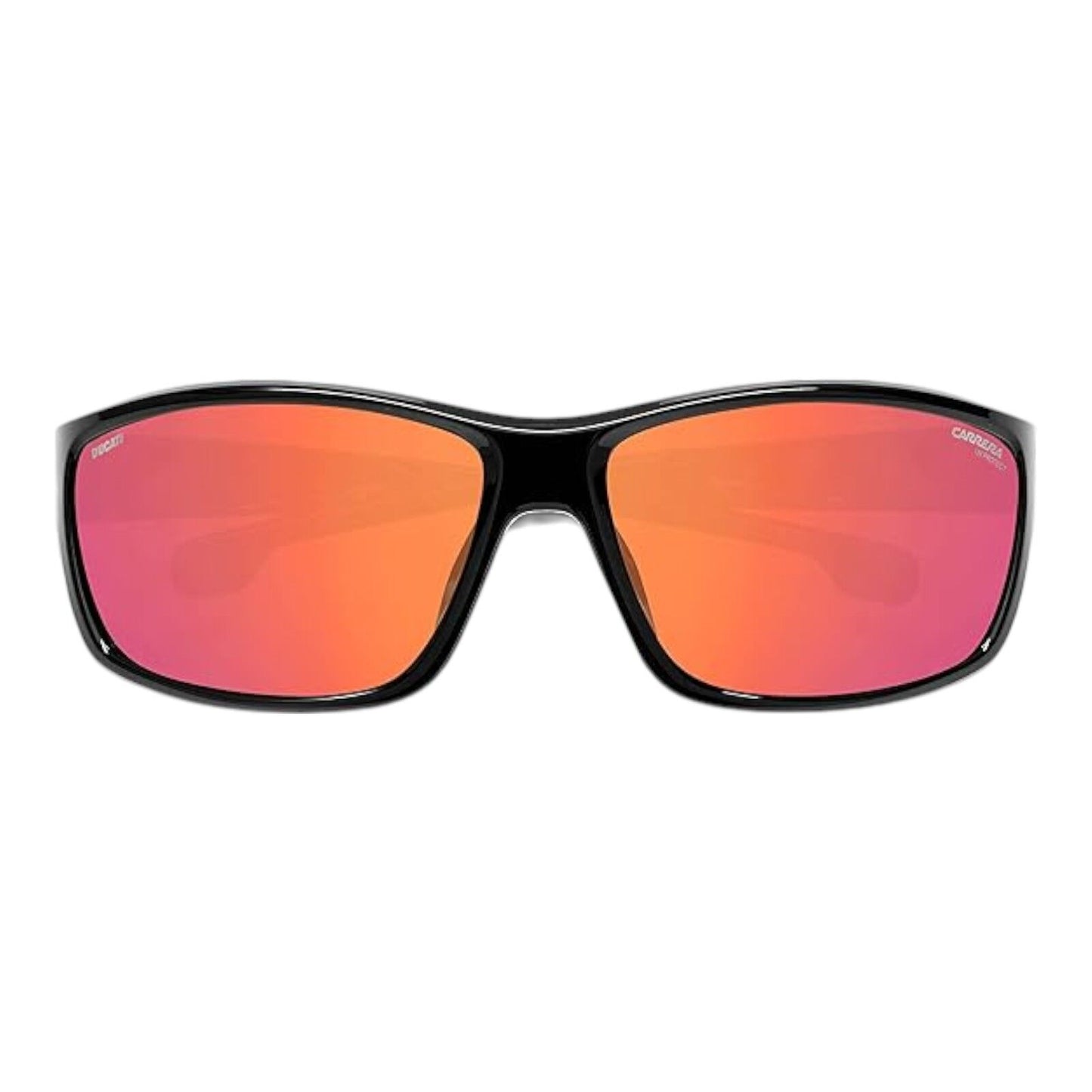 Carrera Unisex Carduc 002/S 0A4/UZ Red Black Frame Red Mirror Lens