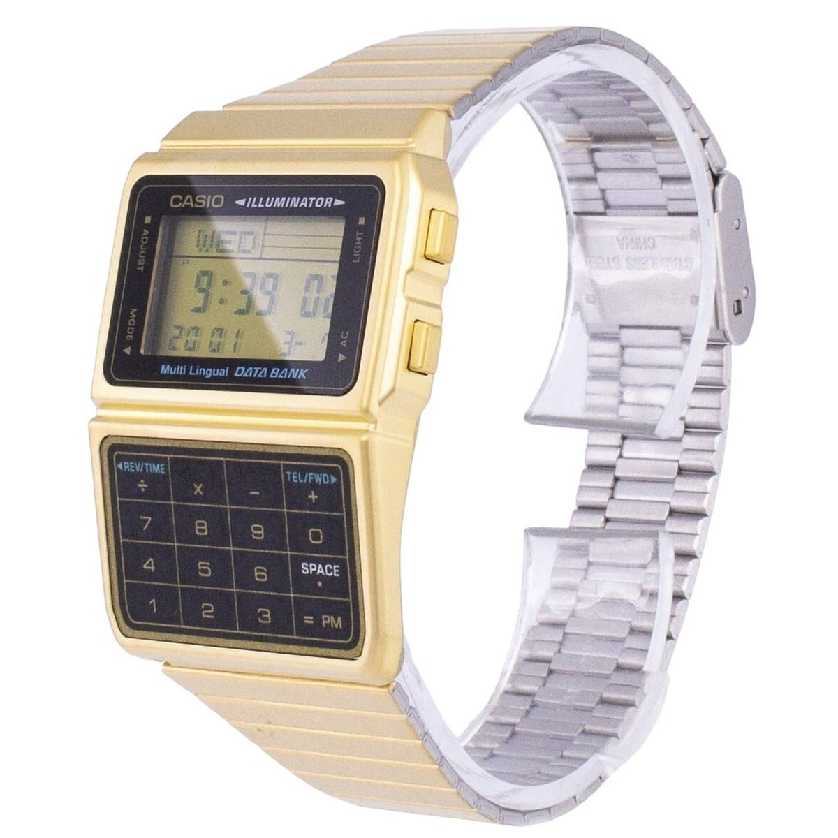 Casio Digital Stainless Steel Data Bank Multi-Lingual DBC-611G-1DF...