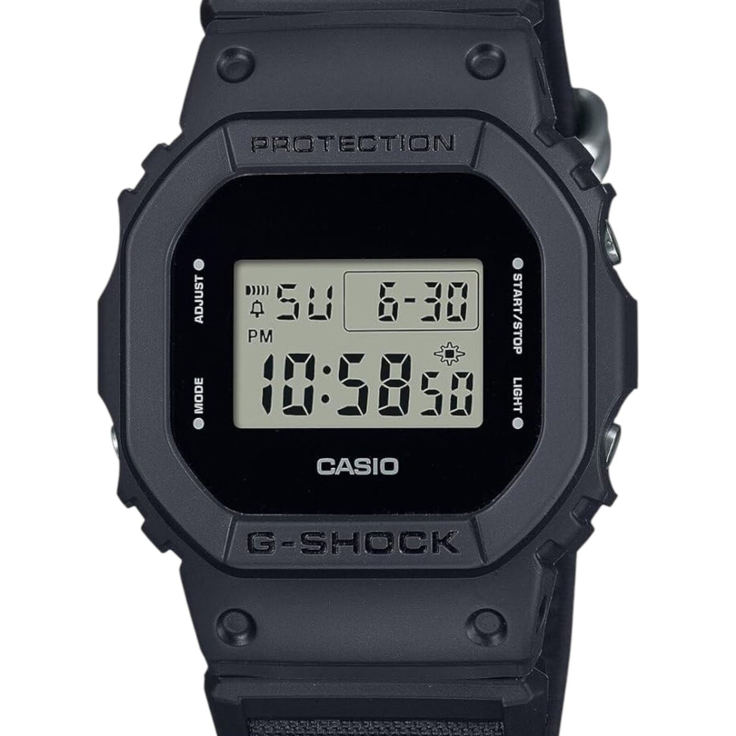 Casio G Shock DW-5600BCE-1 Mens Digital Watch Black Cordura Band 200M
